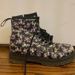 Children’s size 12 Floral Dr. Martens